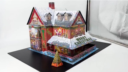 Paper House 3D Aufkleber 'Discover The World' | 14 Stück Auf 17,8x11,4 Cm Bogen